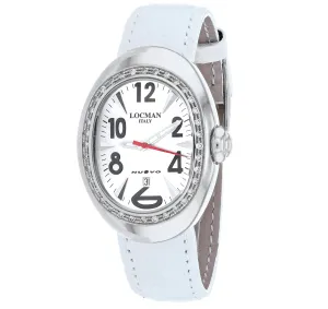 Locman Women's Classic Mother of pearl Dial Watch - 028MOPWHD/WH