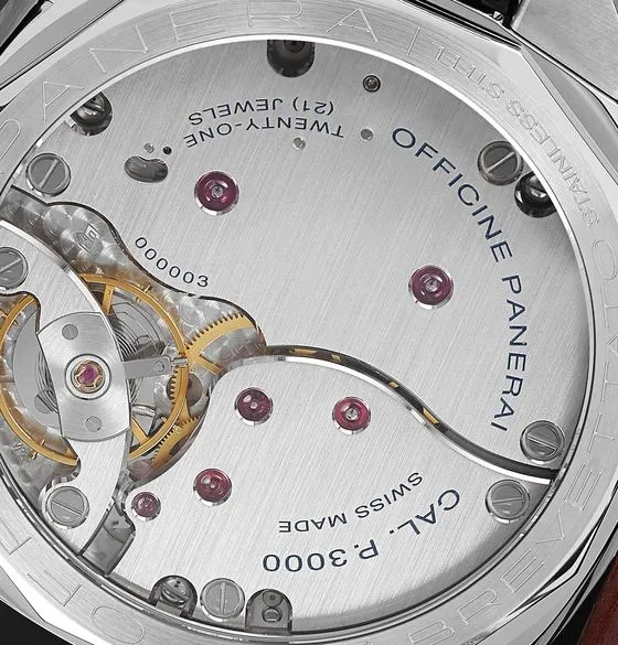 Luminor 1950 Hand-Wound 47mm Stainless Steel and Leather Watch