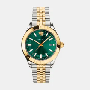 Men's Green Analog Stainless Steel Watch VEVK00620
