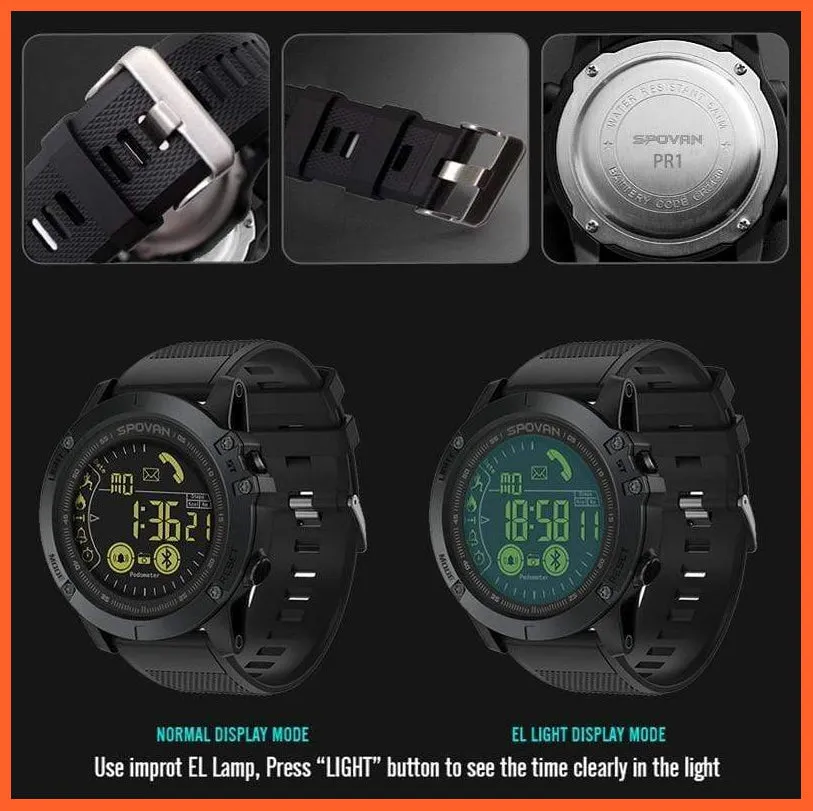 Mens Sports Smartwatch Monitoring Smart Watch For Ios And Android | Gravity Sensor Waterproof Digital Watches