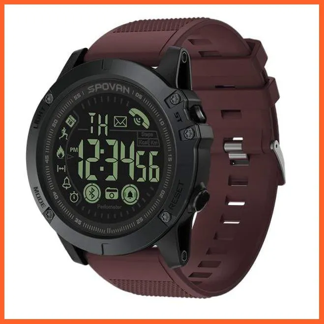 Mens Sports Smartwatch Monitoring Smart Watch For Ios And Android | Gravity Sensor Waterproof Digital Watches