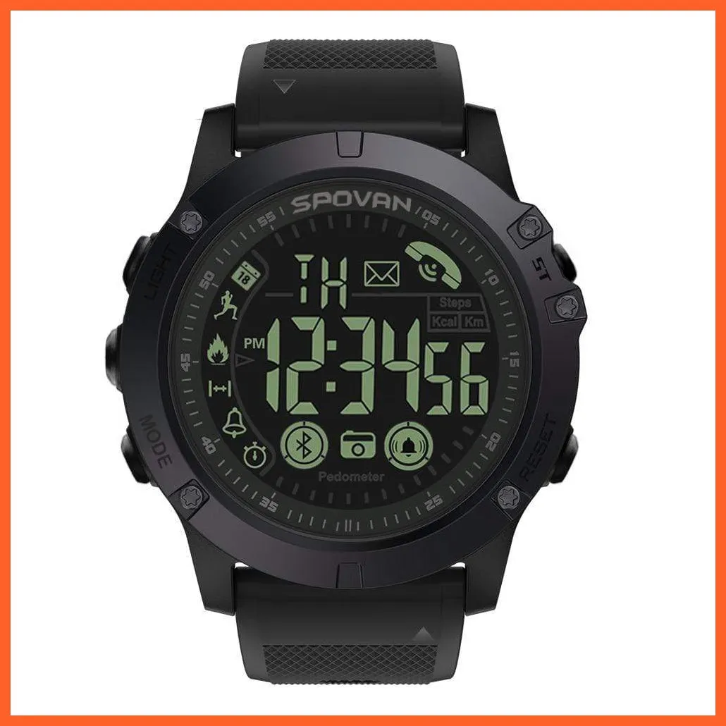Mens Sports Smartwatch Monitoring Smart Watch For Ios And Android | Gravity Sensor Waterproof Digital Watches