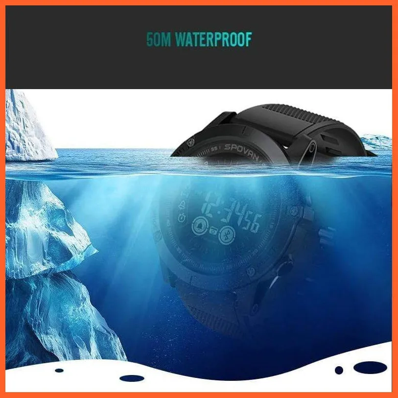 Mens Sports Smartwatch Monitoring Smart Watch For Ios And Android | Gravity Sensor Waterproof Digital Watches