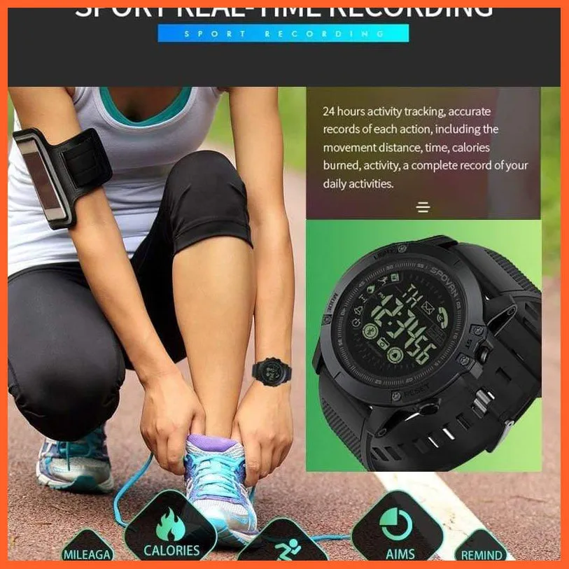 Mens Sports Smartwatch Monitoring Smart Watch For Ios And Android | Gravity Sensor Waterproof Digital Watches
