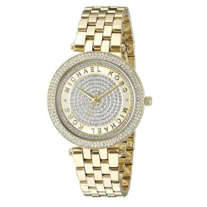 Michael Kors Mini Darci Gold Stainless Steel Gold Dial Quartz Watch for Ladies - MK-3445 Michael Kors Mini Darci Gold Stainless Steel Gold Dial Quartz Watch for Ladies - MK-3445