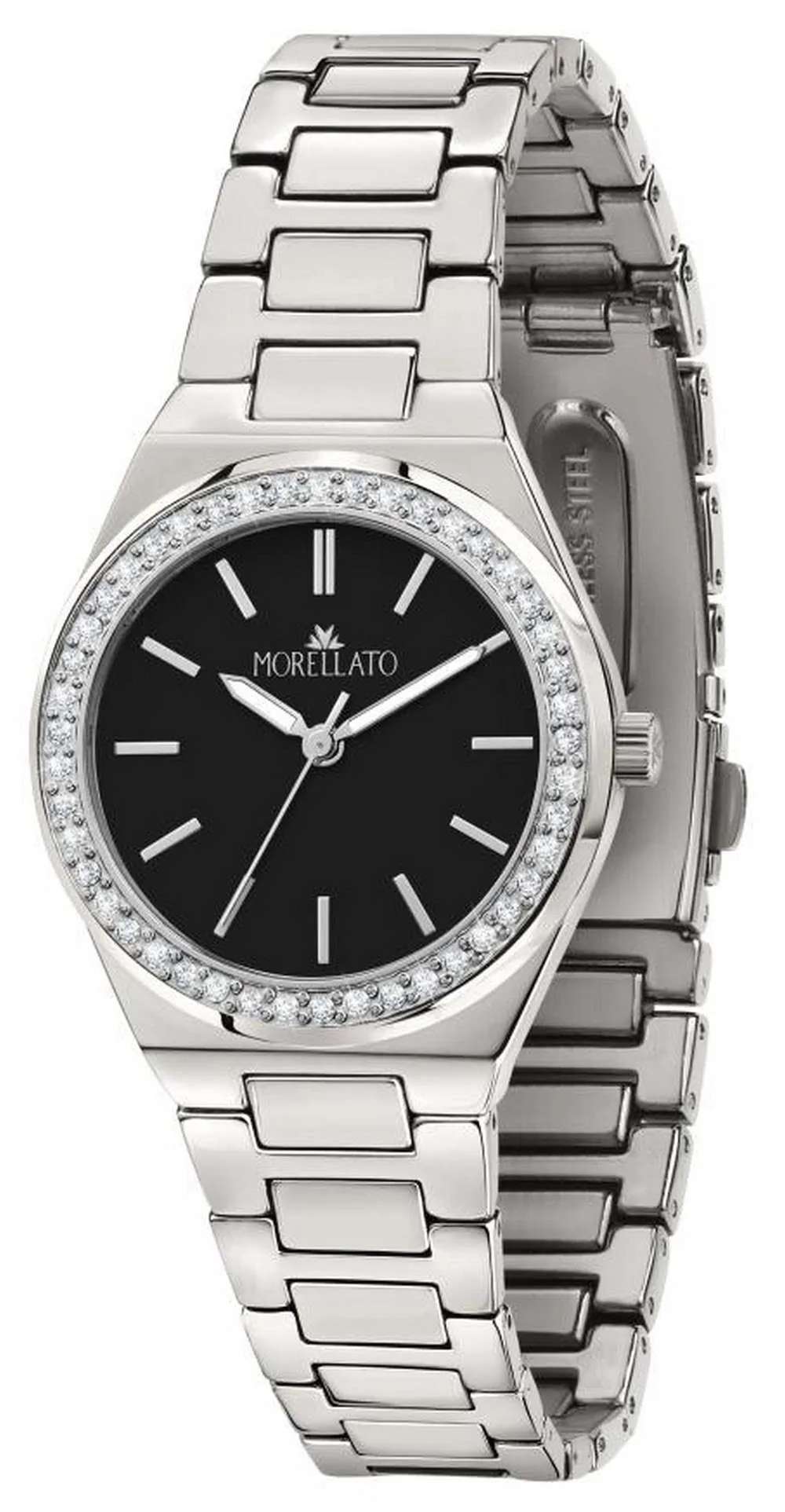 Morellato Ego Black Dial Stainless Steel Quartz R0153164502 Womens Watch