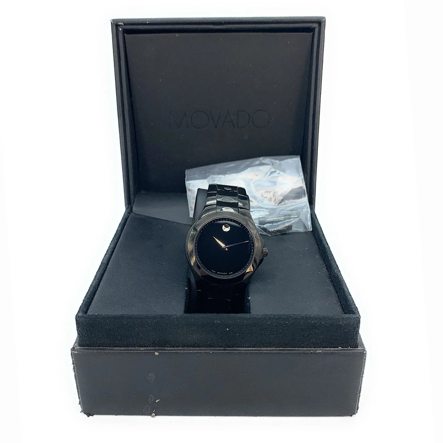 Movado Sapphire Collection Black PVD Men's Watch - 606307