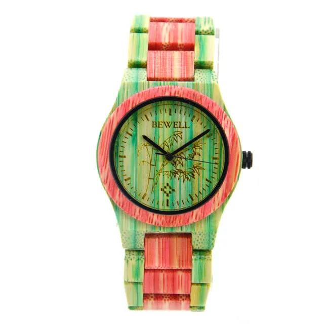 Multi-Colored Analog Wristwatch