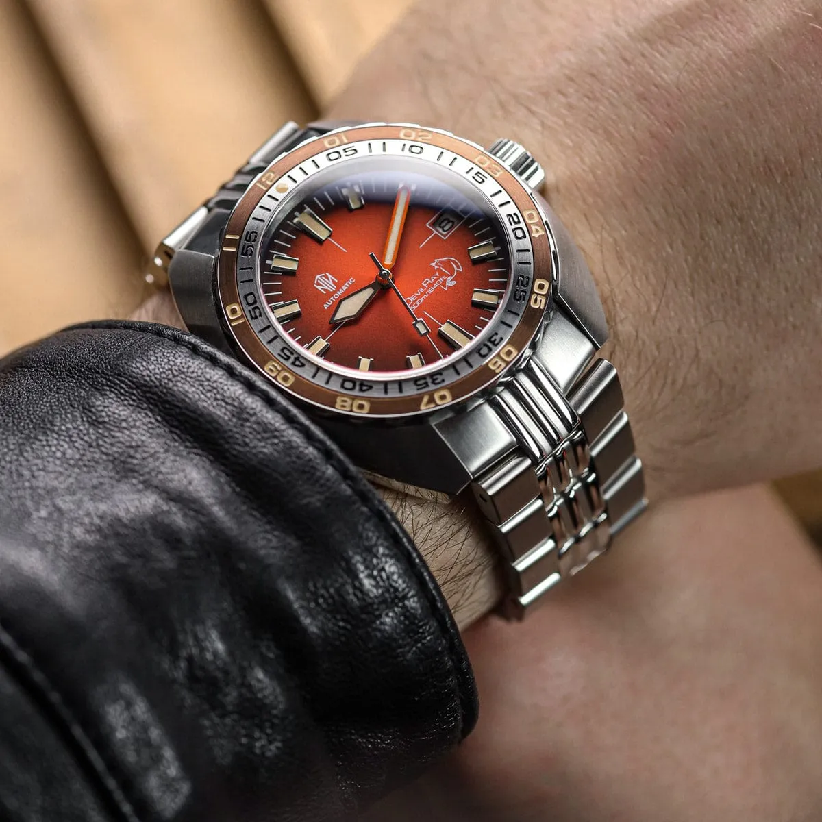 NTH DevilRay Dive Watch - Vintage Orange - WatchGecko Exclusive - LIKE NEW
