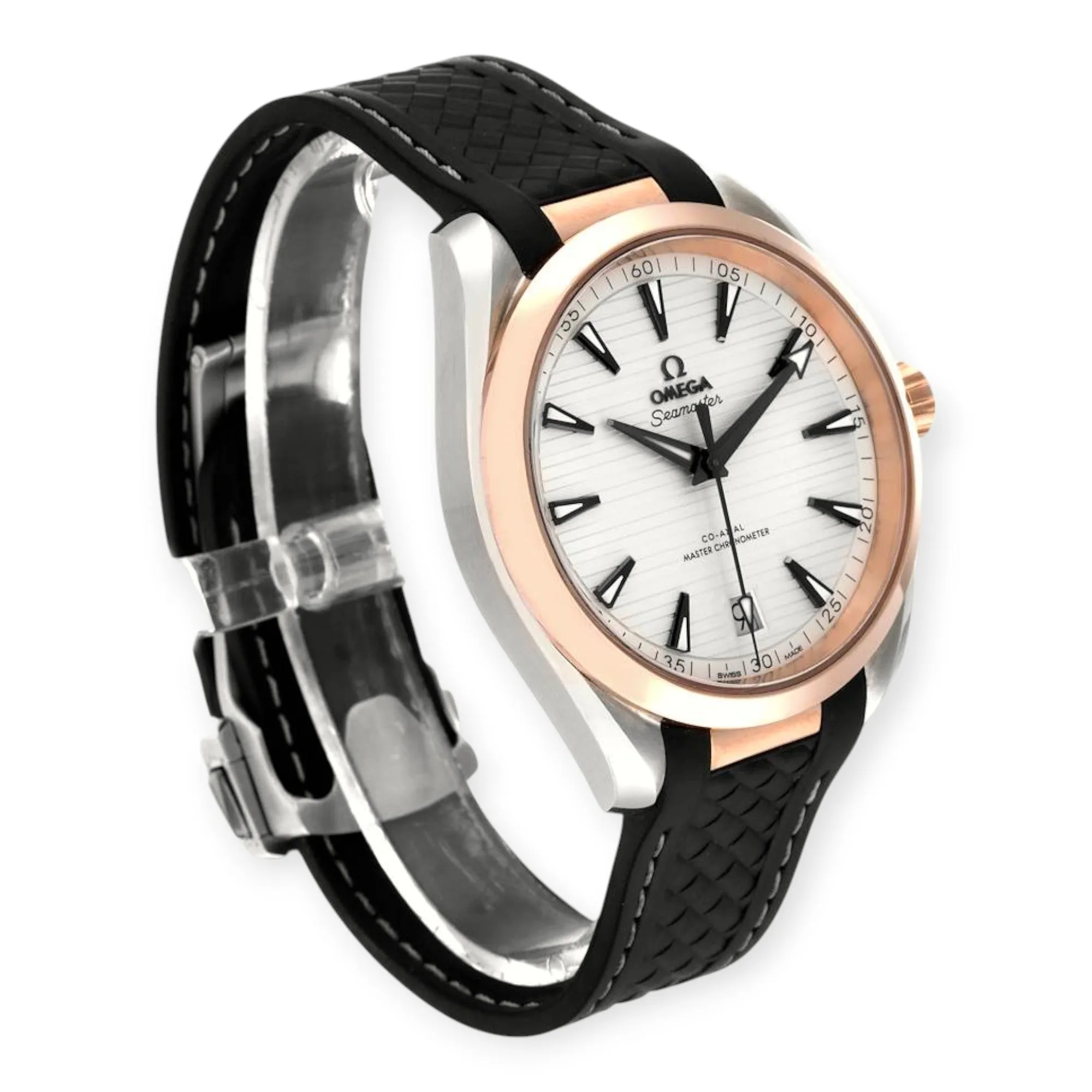 Omega Seamaster Aqua Terra 220.22.41.21.02.001 Steel Rose Gold Watch