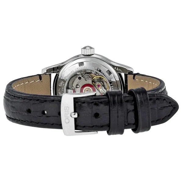 Oris Classic Date Automatic Black Dial Stainless Steel Ladies Watch 561-7650-4054LS 01 561 7650 4054-07 5 14 11