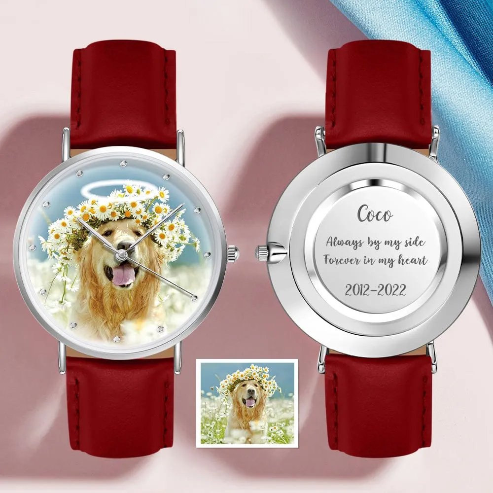 Personalized Watch with Name Custom Pet Remembrance Watch Loving Memorial Gifts