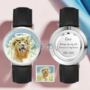 Personalized Watch with Name Custom Pet Remembrance Watch Loving Memorial Gifts