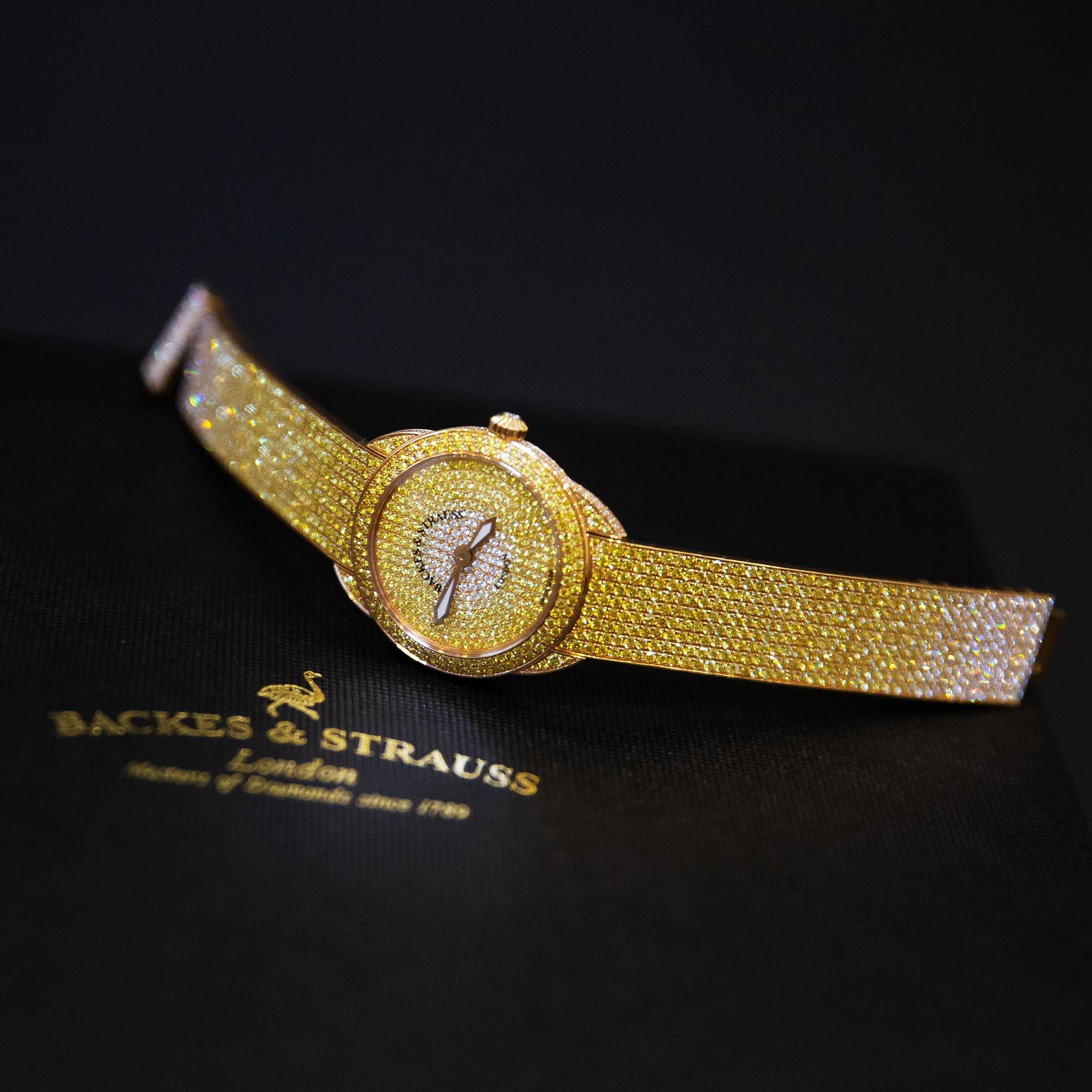 Piccadilly Renaissance Ballerina Jonquil 33 Luxury Diamond Watch for Women - 33 mm Rose Gold - Backes & Strauss