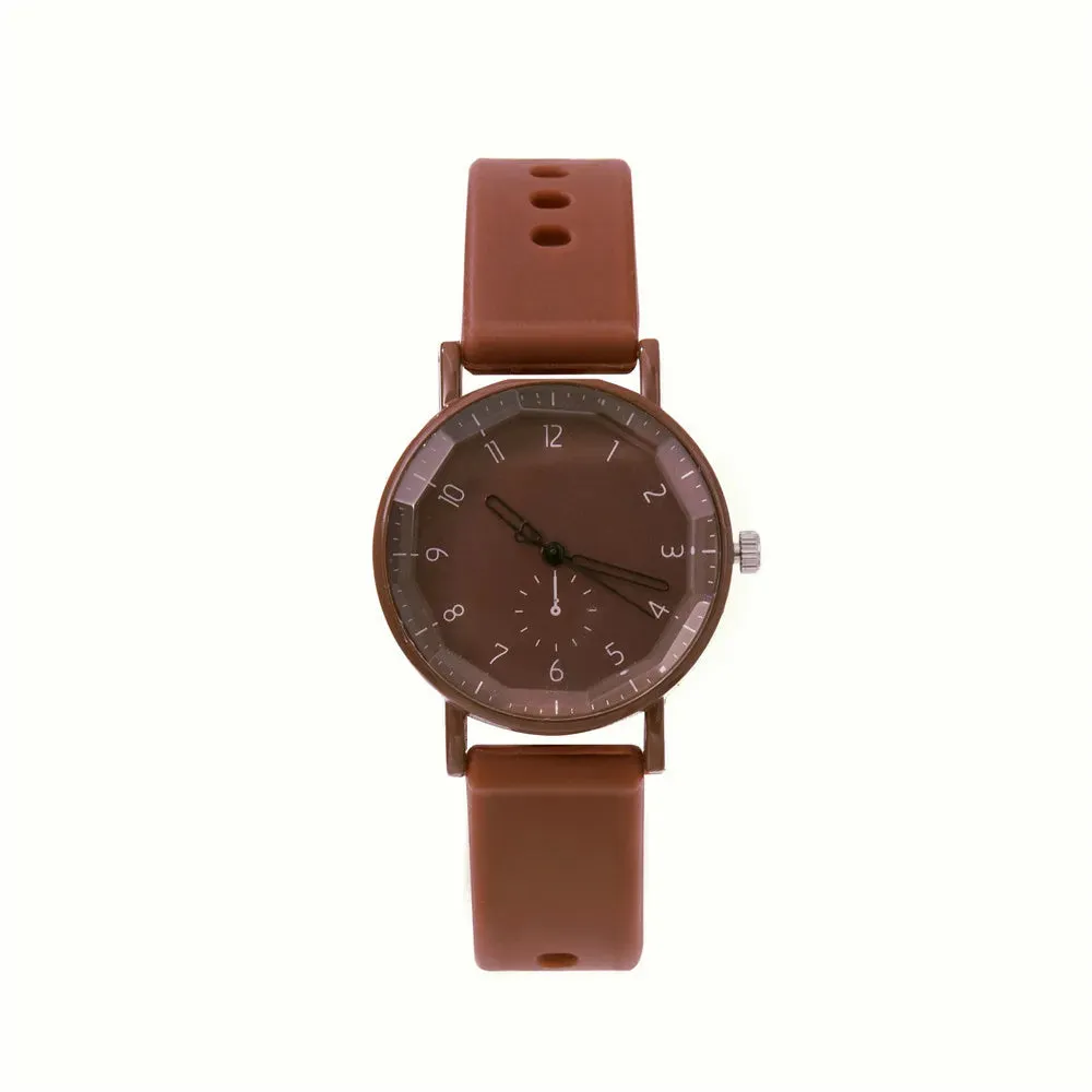 Pink Digital Simple Women Dresses Fashion Casual Watch