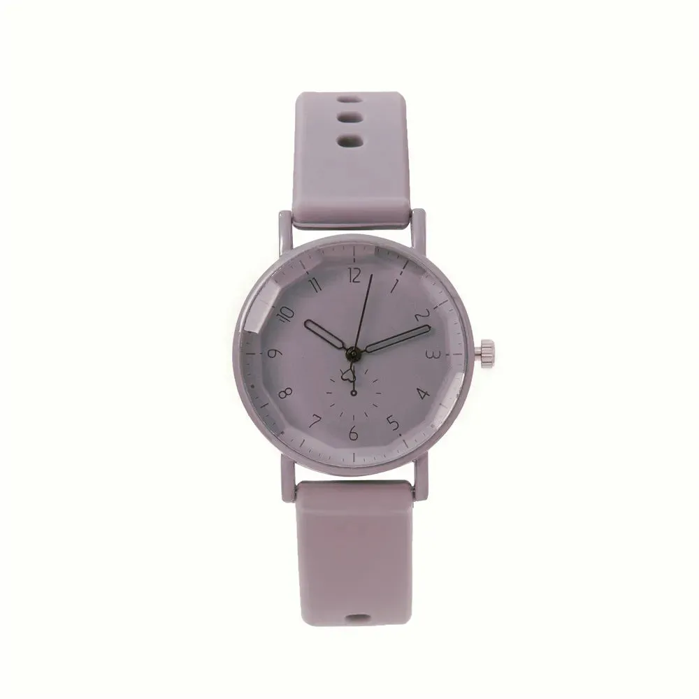 Pink Digital Simple Women Dresses Fashion Casual Watch