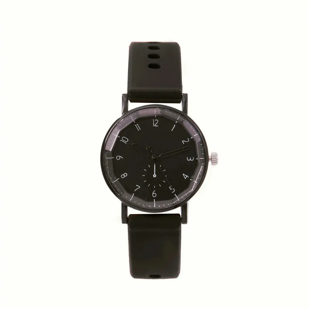 Pink Digital Simple Women Dresses Fashion Casual Watch