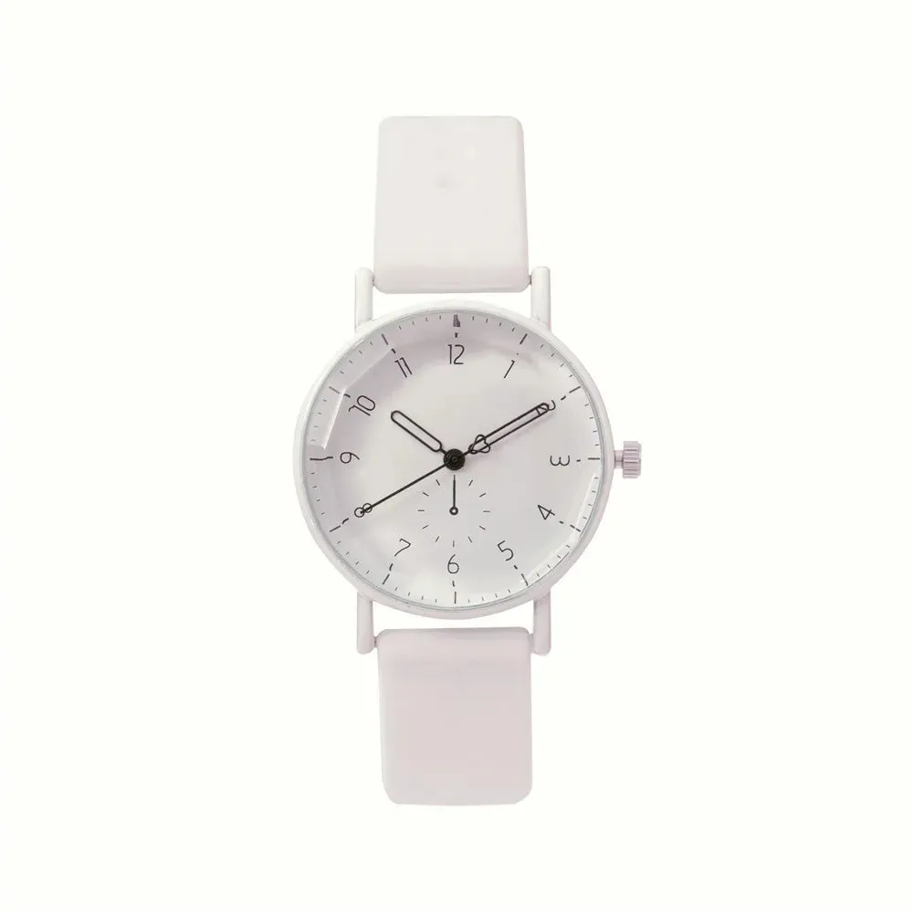 Pink Digital Simple Women Dresses Fashion Casual Watch