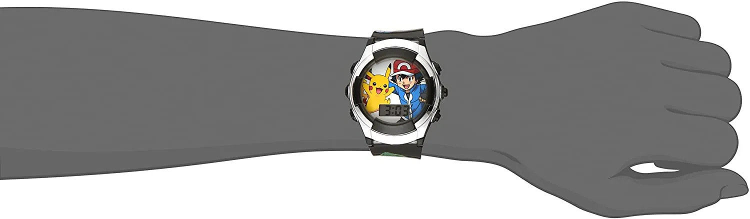 Pokémon Kids' Watch with Flashing LED Lights - Kids Digital Watch