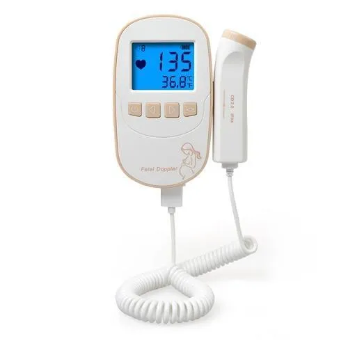 Portable Pocket Fetal Doppler Heart Monitor