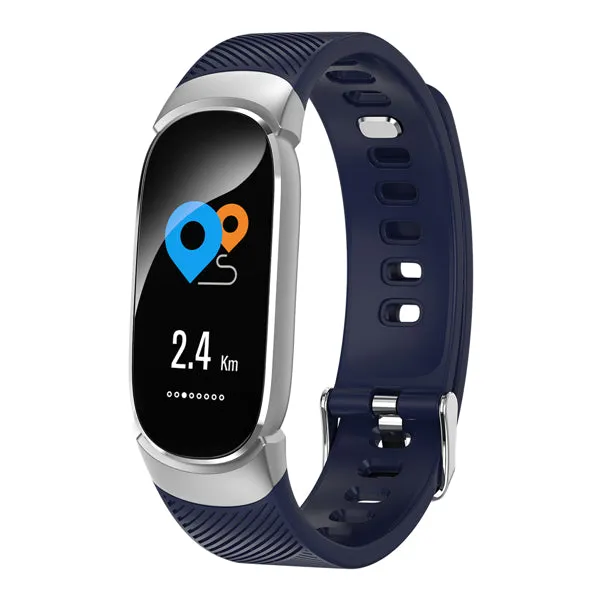"LYKRY" Sport Pedometer  Blood Pressure Oxygen Heart Rate Monitor Fitness Tracker Call Alarm Reminder