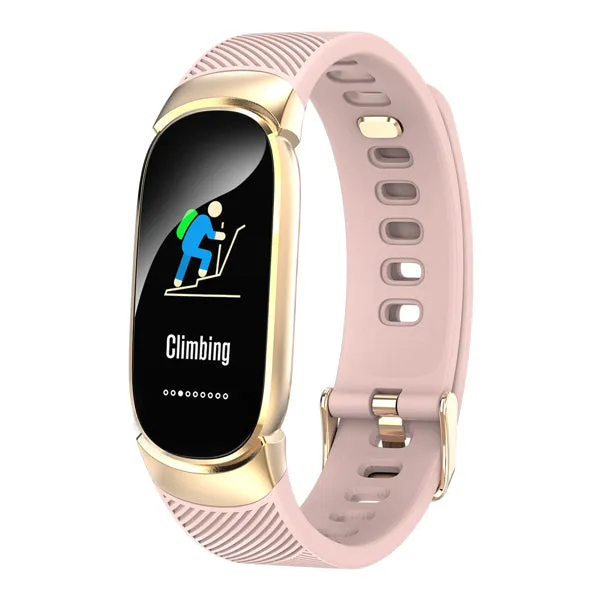 "LYKRY" Sport Pedometer  Blood Pressure Oxygen Heart Rate Monitor Fitness Tracker Call Alarm Reminder