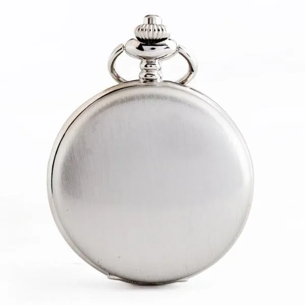 Retro Smooth Men Pocket Watch with Chain