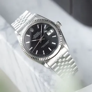 Rolex Datejust 1601 Matte Black Dial