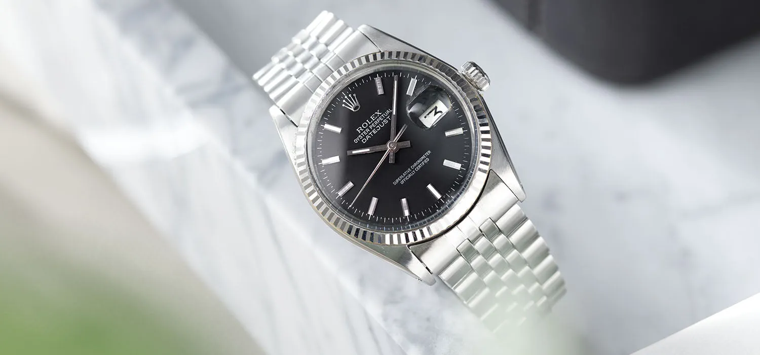 Rolex Datejust 1601 Matte Black Dial