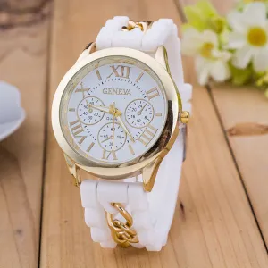 Roman Number Three eyes Casual Watch