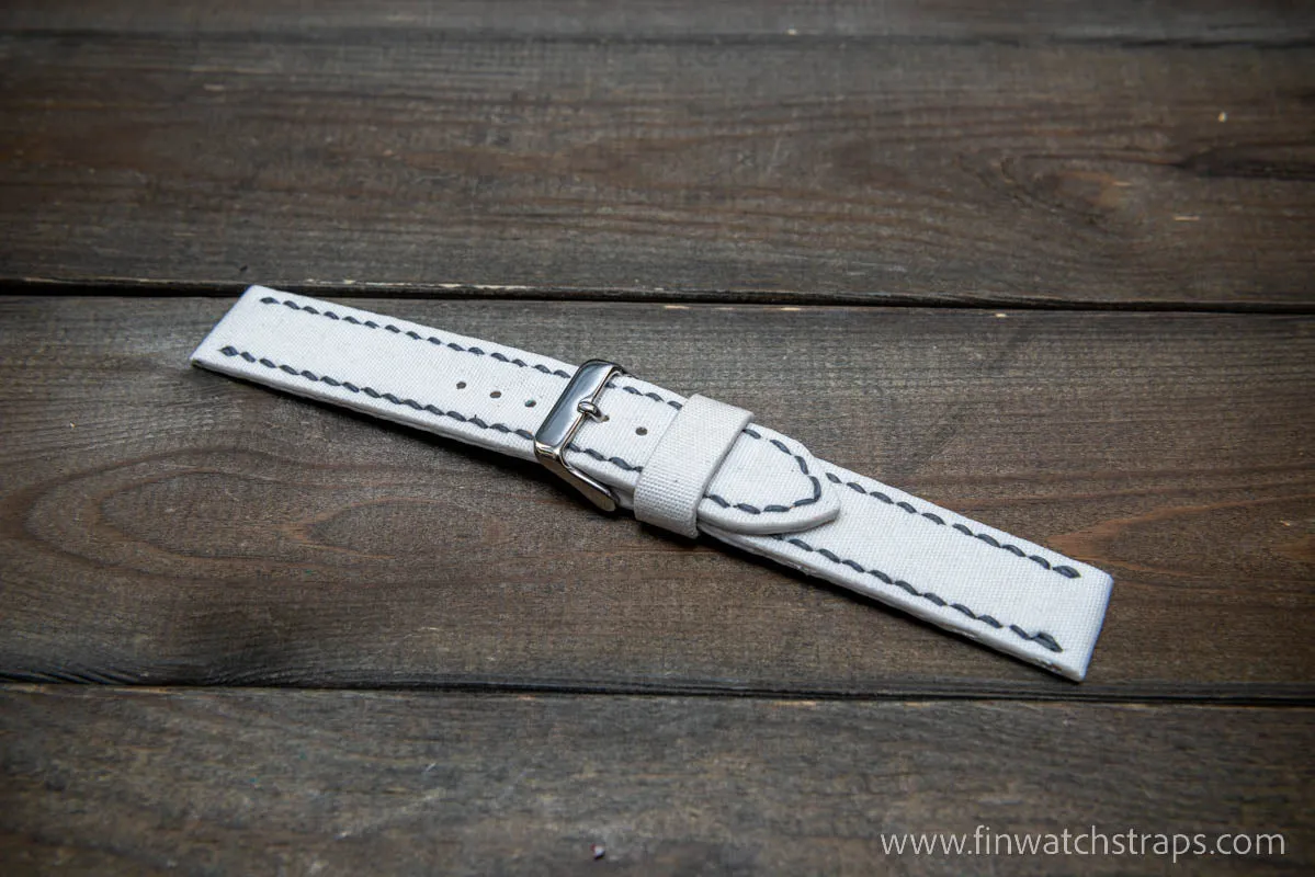 Sailcloth Marine Canvas handmade watch straps by FinWatchStraps®