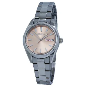 Seiko Neo Classic Quartz Pink Dial Ladies Watch SUR351P1