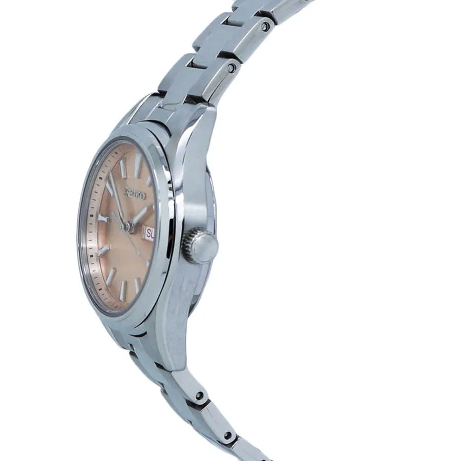 Seiko Neo Classic Quartz Pink Dial Ladies Watch SUR351P1