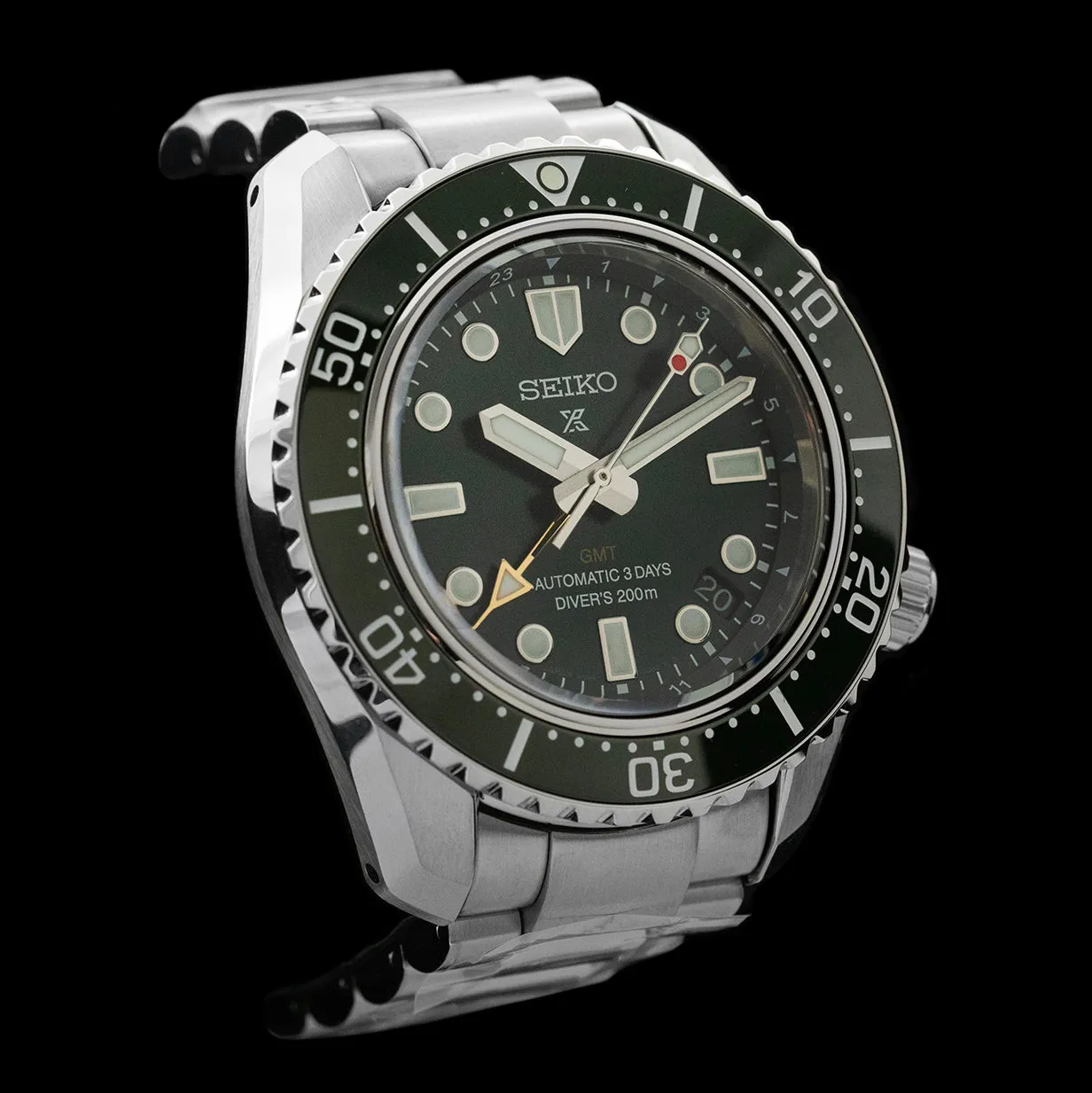 Seiko - SPB381J Prospex Automatic G.M.T Divers Green