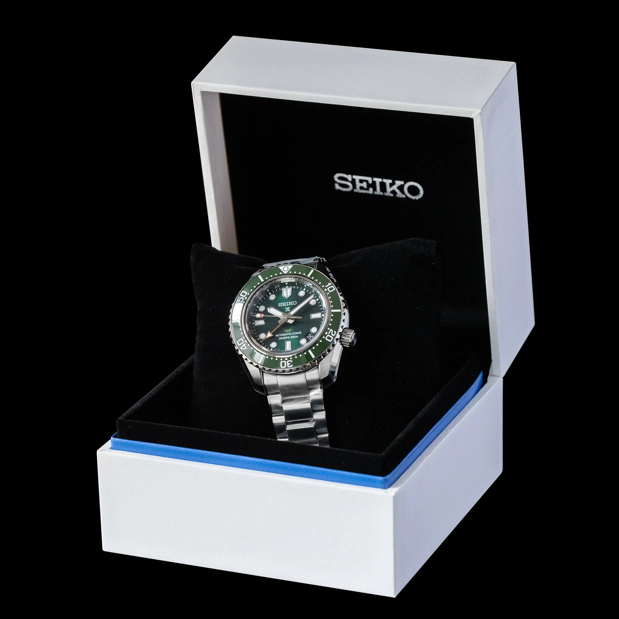 Seiko - SPB381J Prospex Automatic G.M.T Divers Green