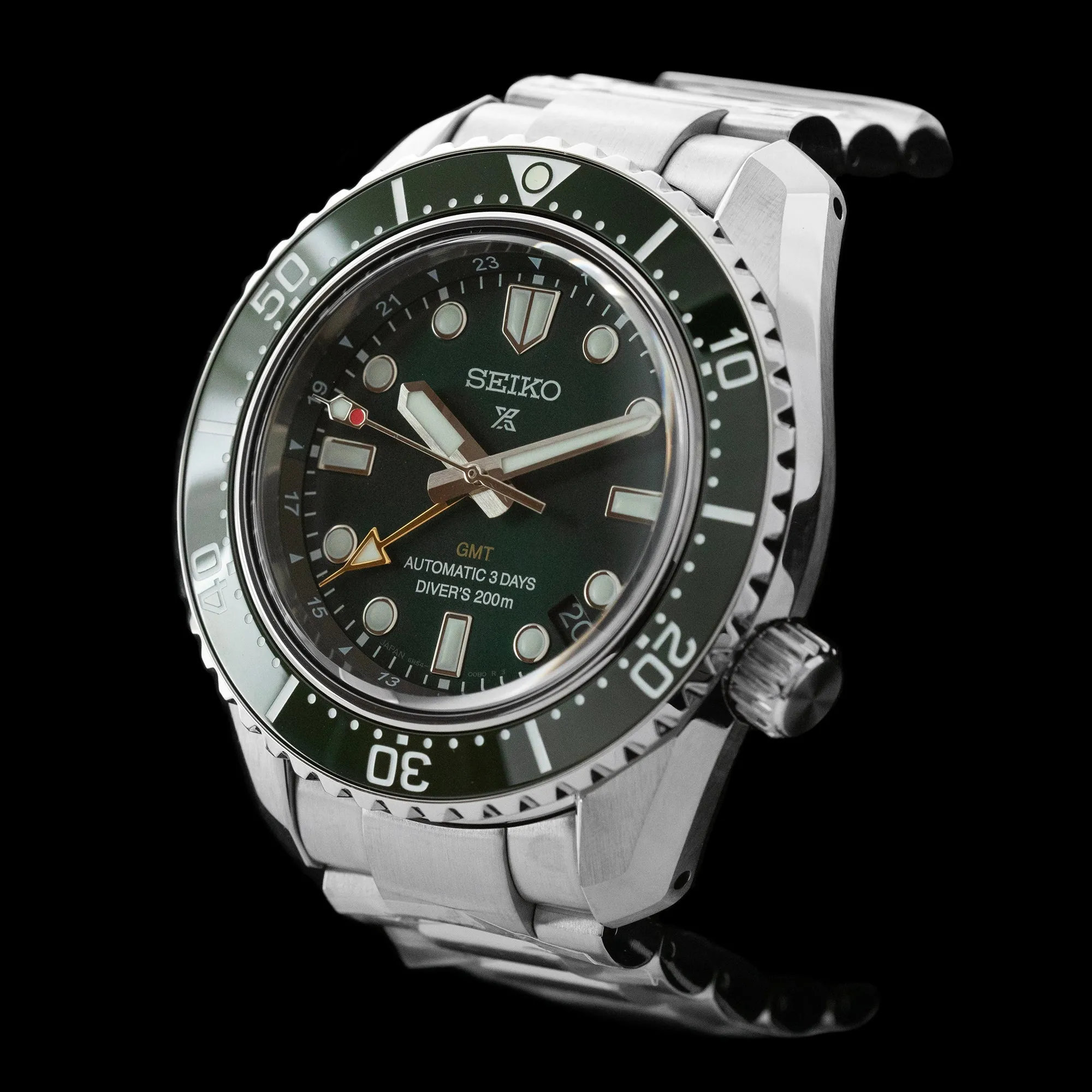 Seiko - SPB381J Prospex Automatic G.M.T Divers Green