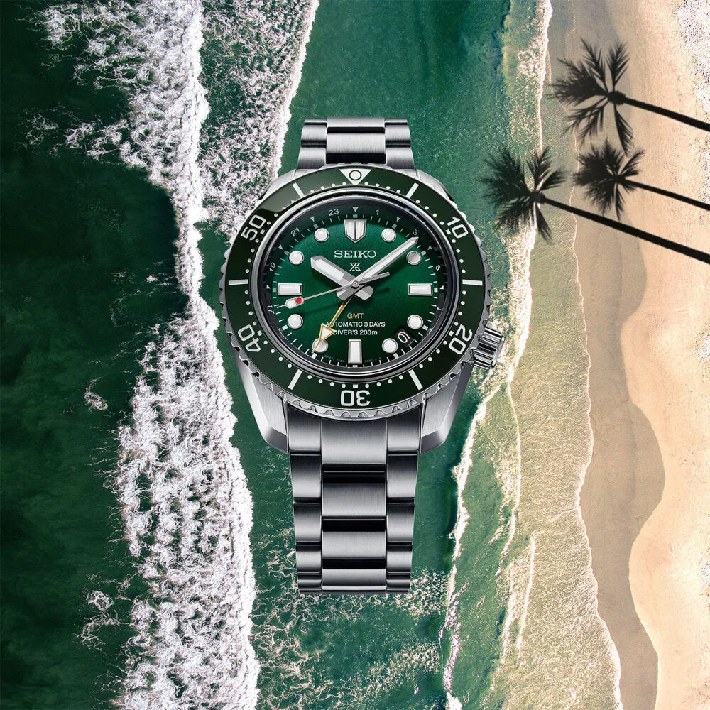 Seiko - SPB381J Prospex Automatic G.M.T Divers Green