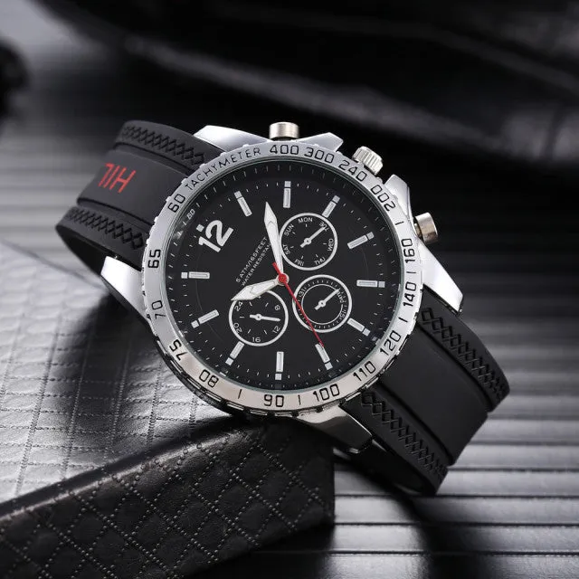Silicone Band Quartz Wristwatches