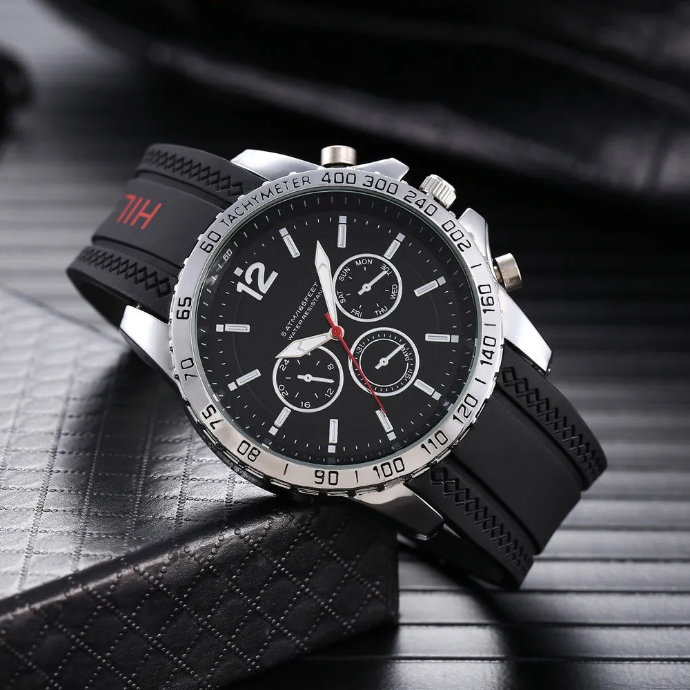 Silicone Band Quartz Wristwatches