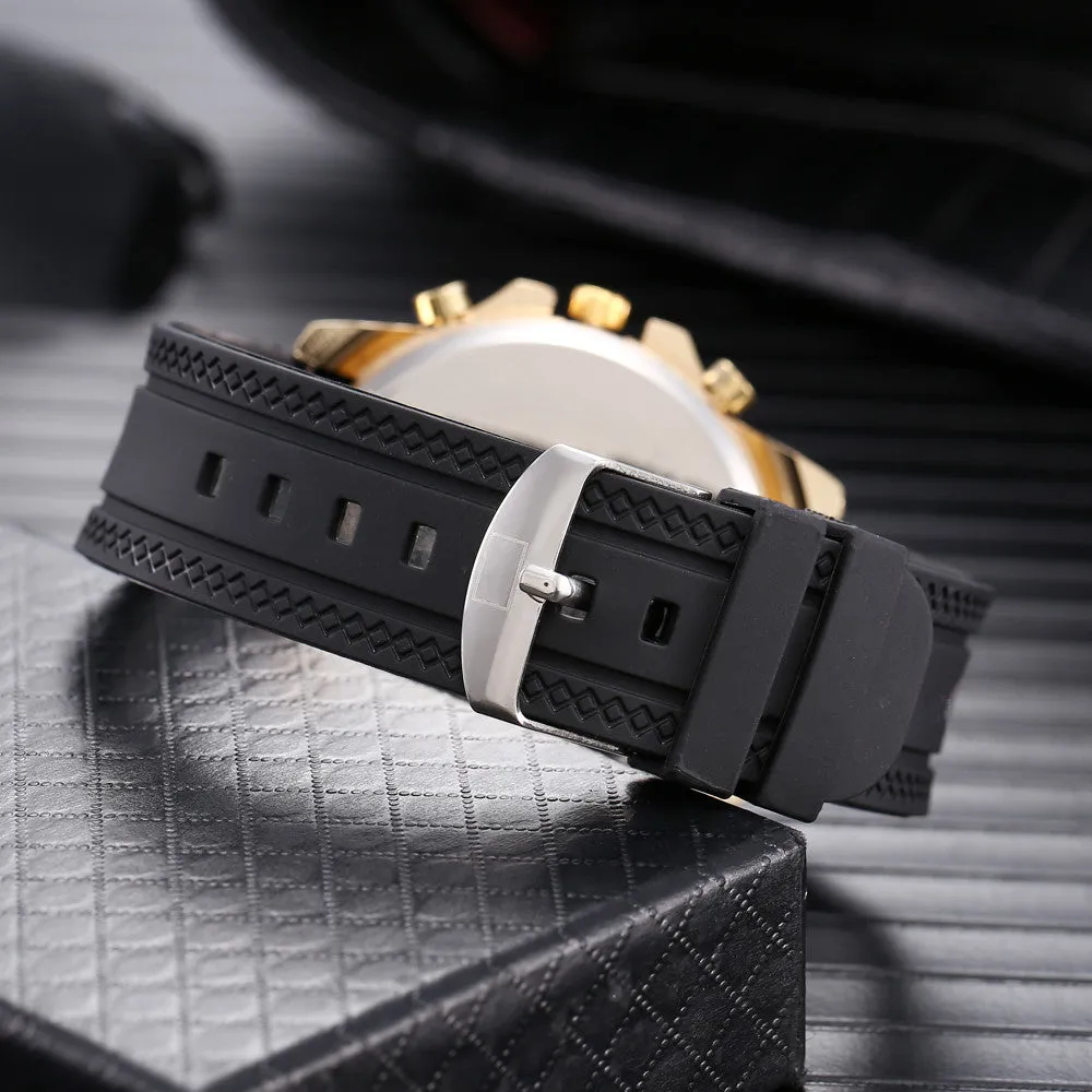 Silicone Band Quartz Wristwatches