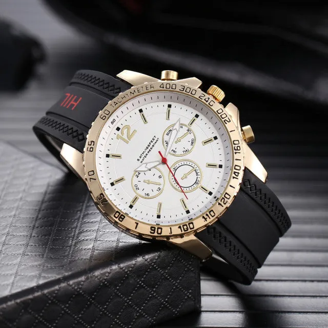 Silicone Band Quartz Wristwatches