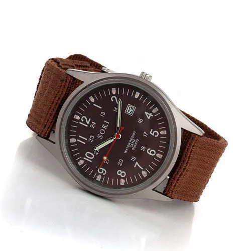 SOKI military watches,luminous surface men's watch,fashion watch of wrist of outdoor sports,accurate calendar watch
