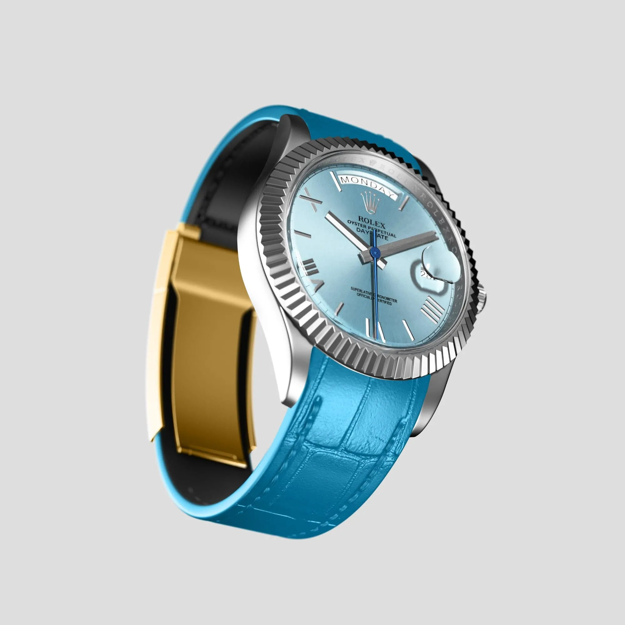 Sport Band For Rolex Day-Date 40mm In Alligator