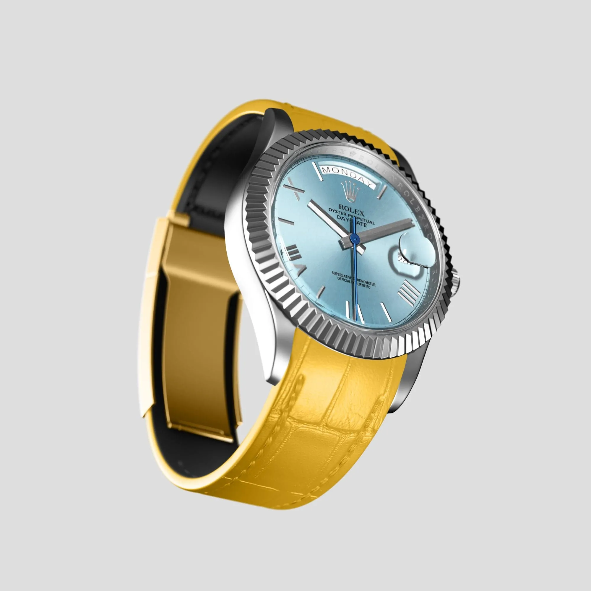 Sport Band For Rolex Day-Date 40mm In Alligator