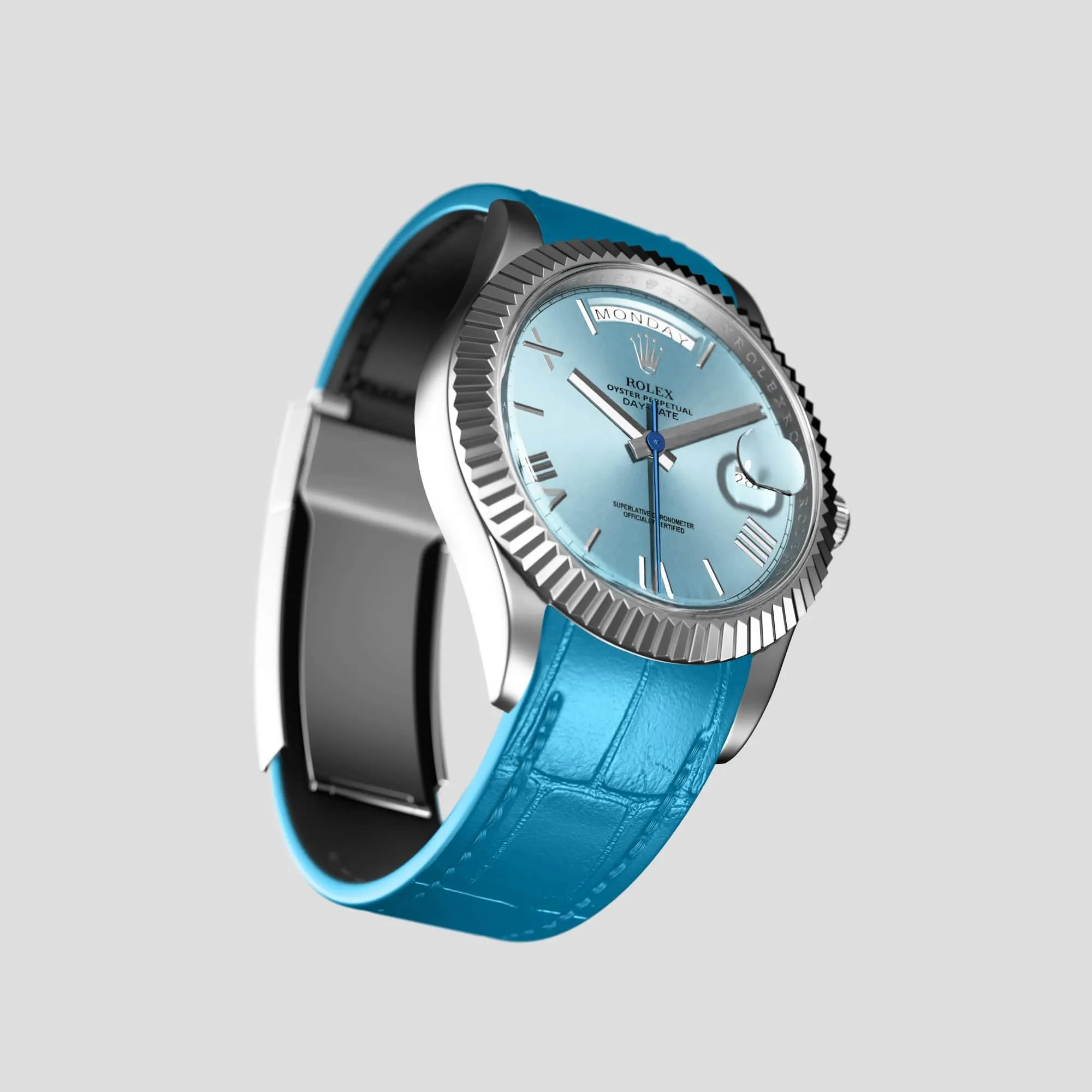 Sport Band For Rolex Day-Date 40mm In Alligator