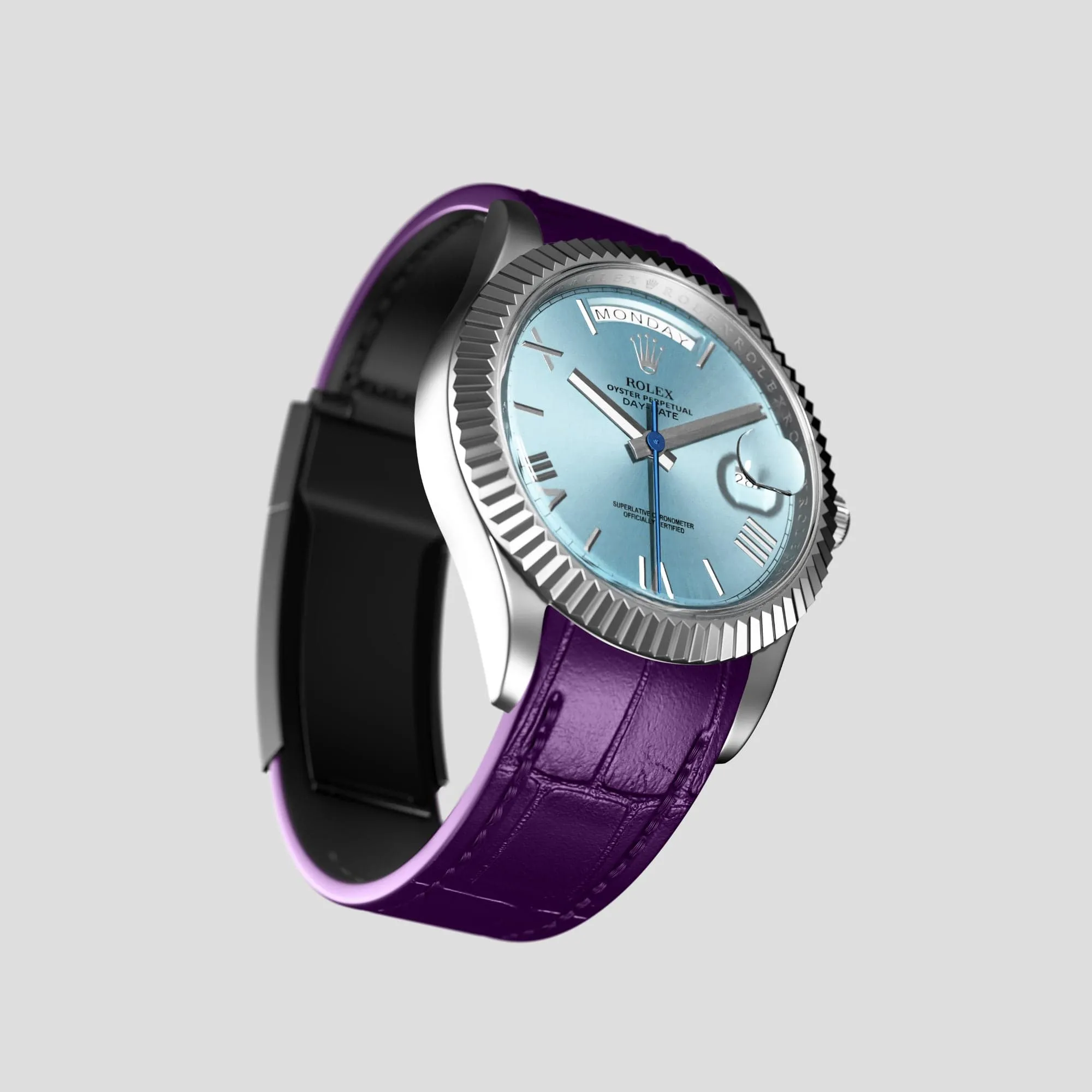 Sport Band For Rolex Day-Date 40mm In Alligator