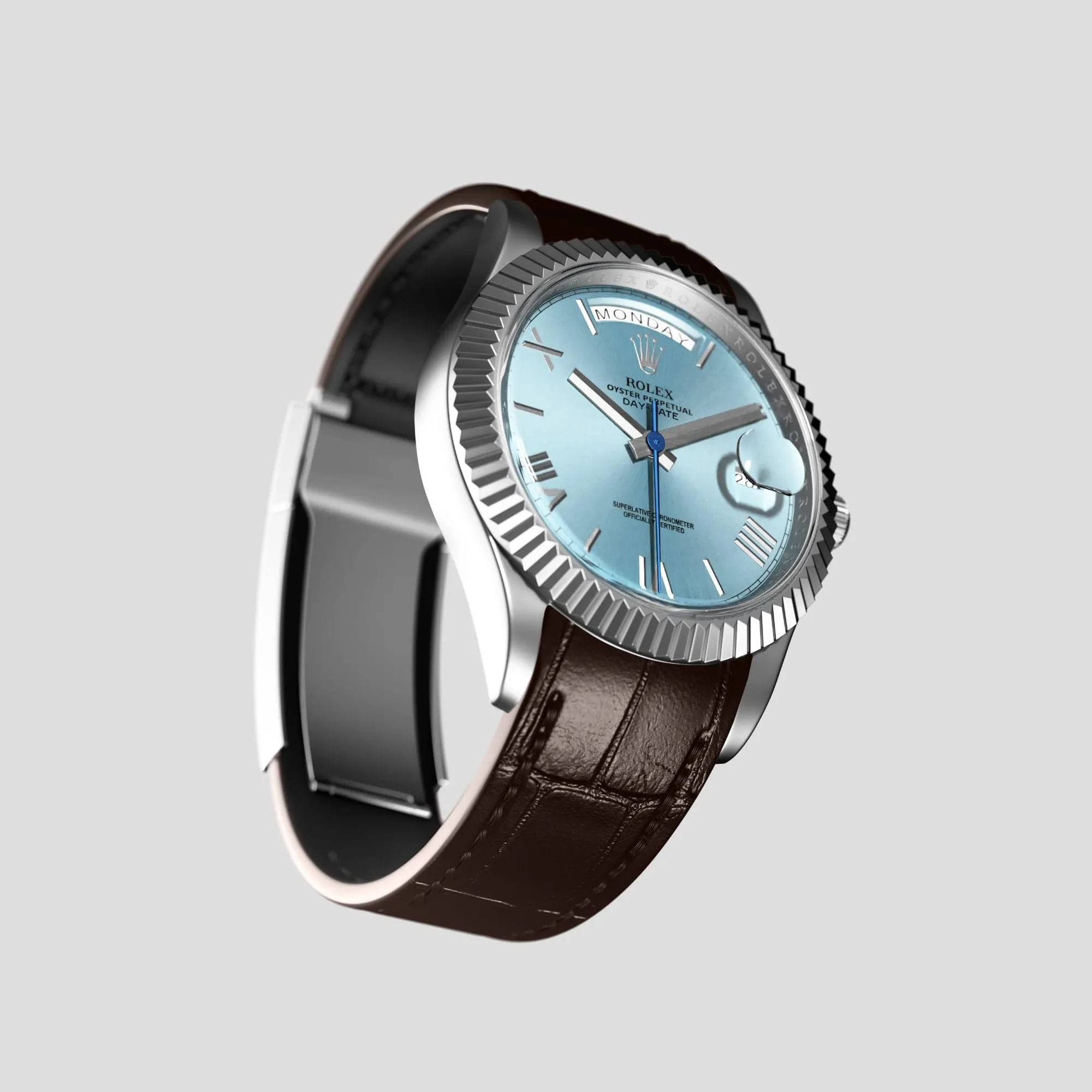 Sport Band For Rolex Day-Date 40mm In Alligator
