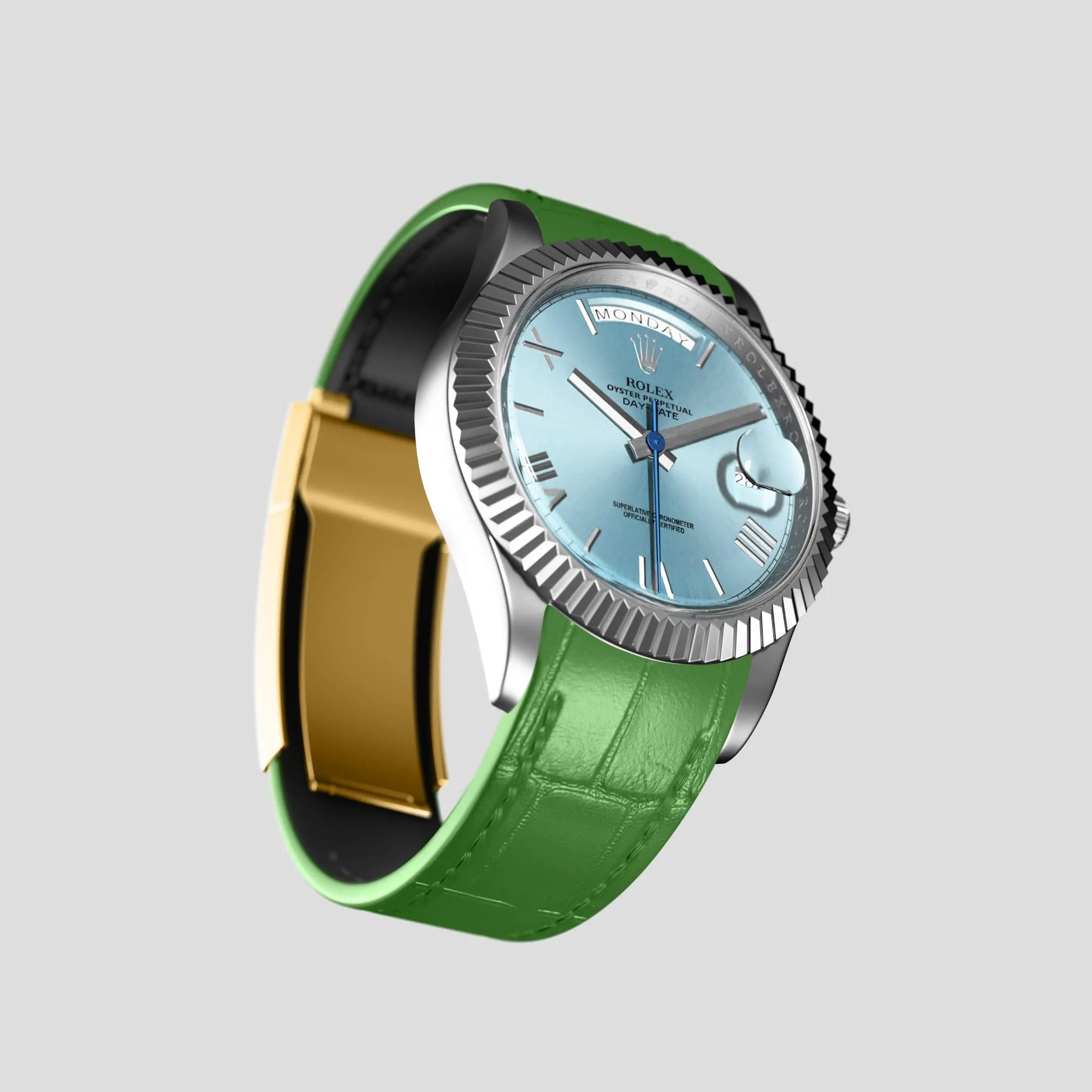 Sport Band For Rolex Day-Date 40mm In Alligator