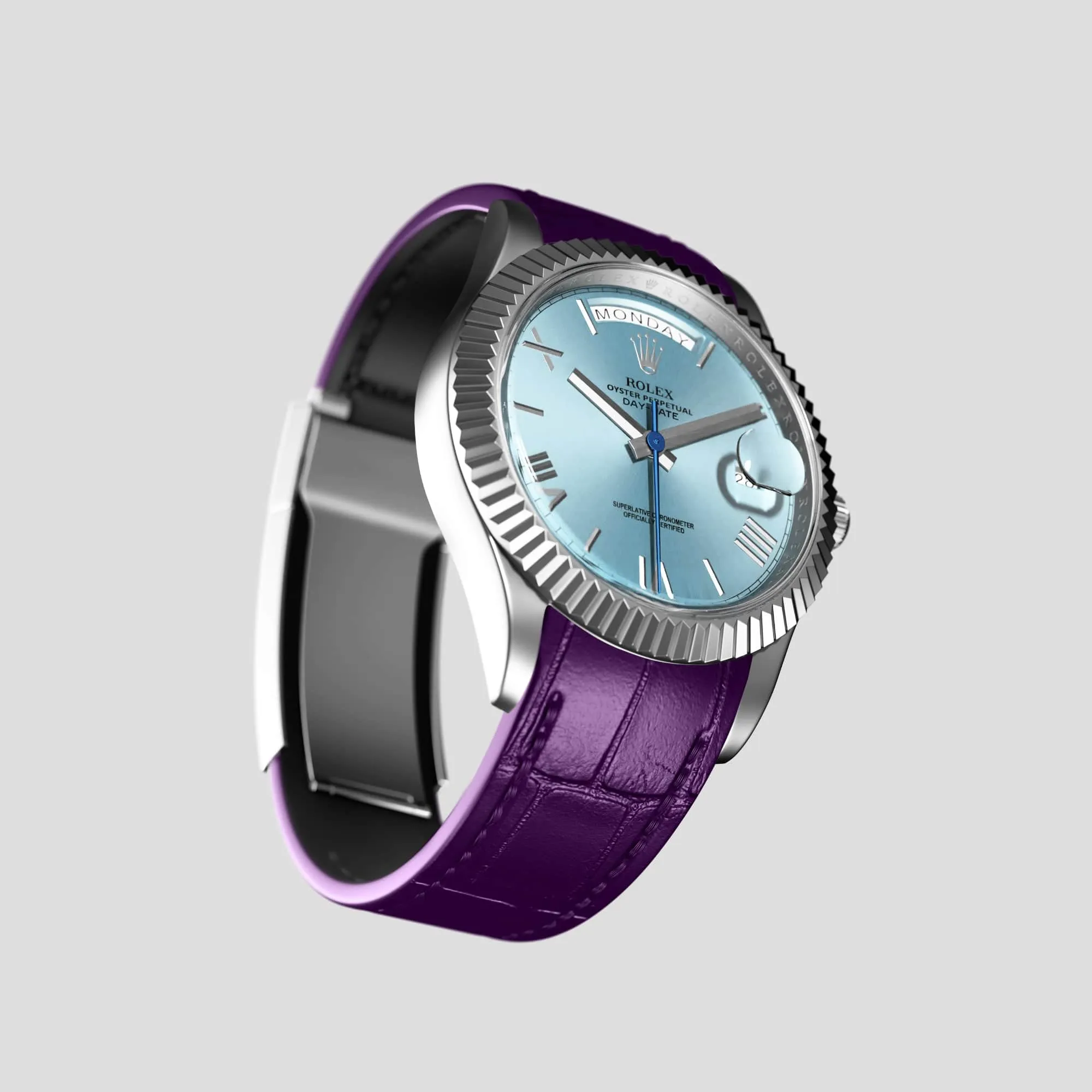 Sport Band For Rolex Day-Date 40mm In Alligator