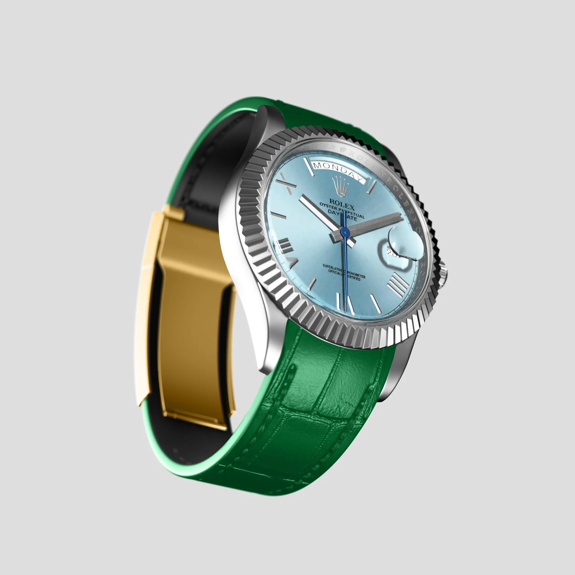 Sport Band For Rolex Day-Date 40mm In Alligator